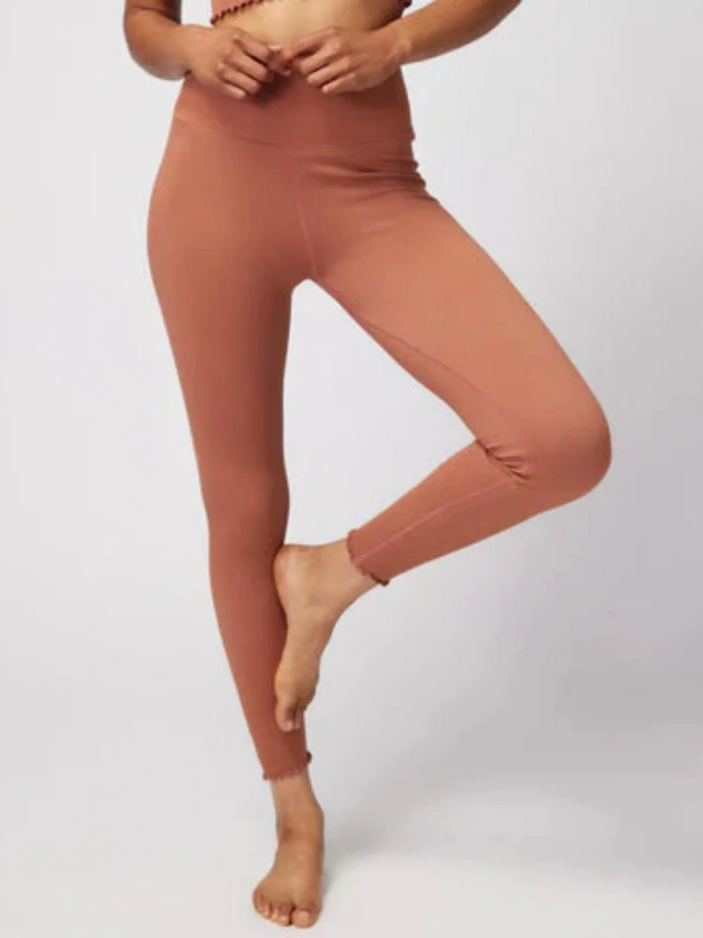 SPIRITUAL GANGSTER LOVE SCULPT LEGGING - DEEP RUST